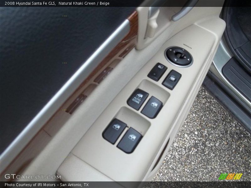 Natural Khaki Green / Beige 2008 Hyundai Santa Fe GLS