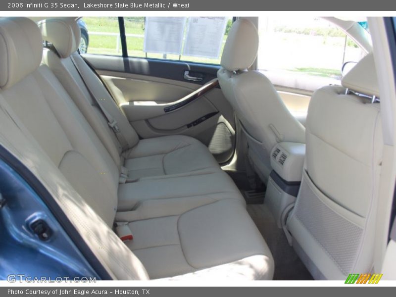 Lakeshore Slate Blue Metallic / Wheat 2006 Infiniti G 35 Sedan