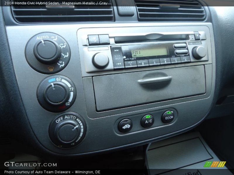 Magnesium Metallic / Gray 2004 Honda Civic Hybrid Sedan