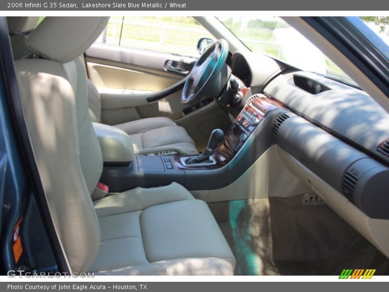 Lakeshore Slate Blue Metallic / Wheat 2006 Infiniti G 35 Sedan