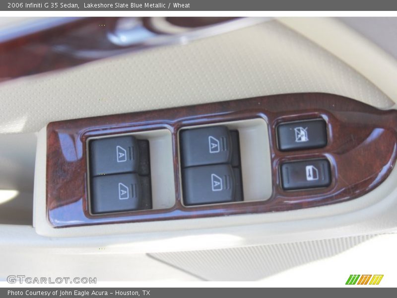Lakeshore Slate Blue Metallic / Wheat 2006 Infiniti G 35 Sedan