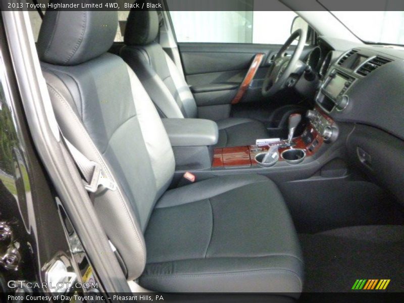 Black / Black 2013 Toyota Highlander Limited 4WD