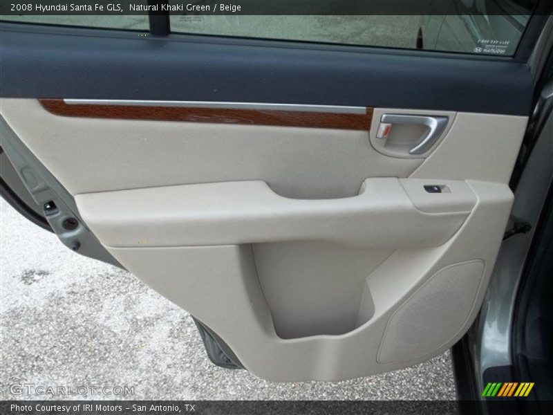 Natural Khaki Green / Beige 2008 Hyundai Santa Fe GLS