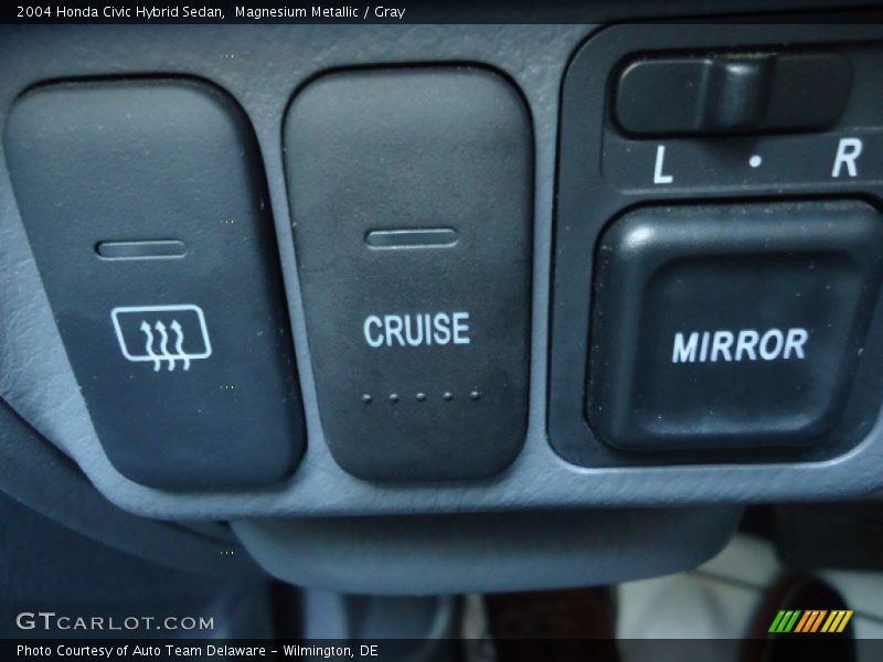 Magnesium Metallic / Gray 2004 Honda Civic Hybrid Sedan