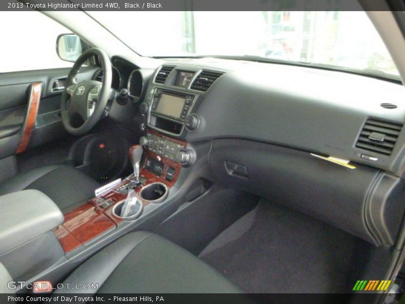 Black / Black 2013 Toyota Highlander Limited 4WD