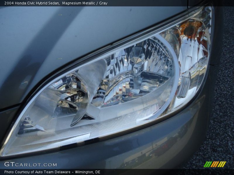 Magnesium Metallic / Gray 2004 Honda Civic Hybrid Sedan