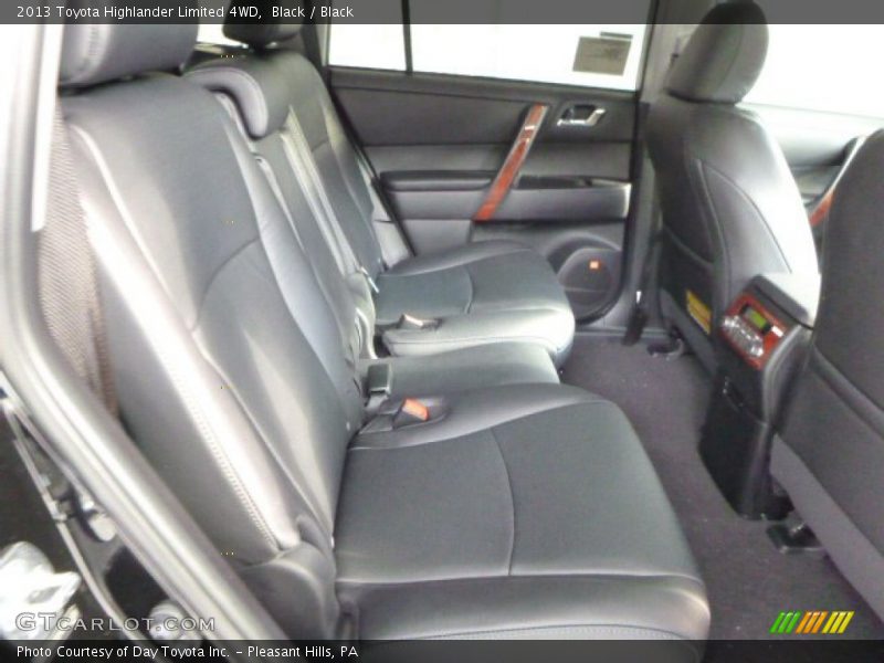 Black / Black 2013 Toyota Highlander Limited 4WD