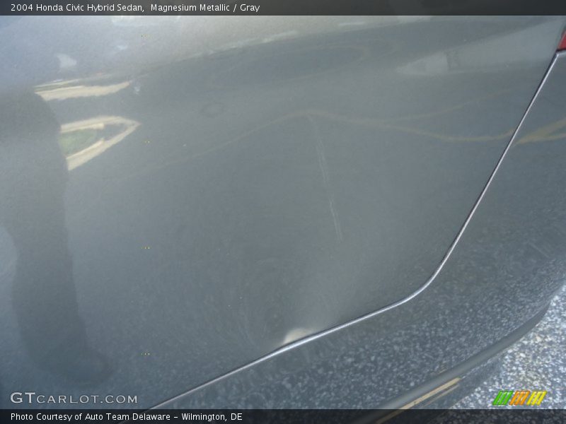 Magnesium Metallic / Gray 2004 Honda Civic Hybrid Sedan