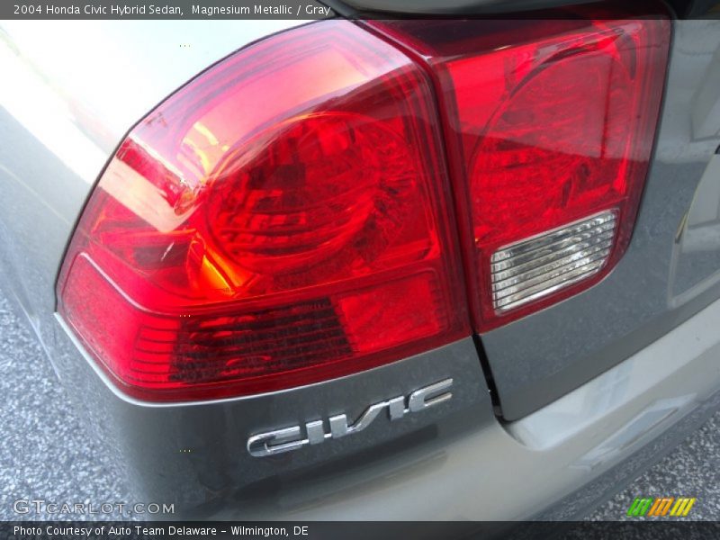 Magnesium Metallic / Gray 2004 Honda Civic Hybrid Sedan