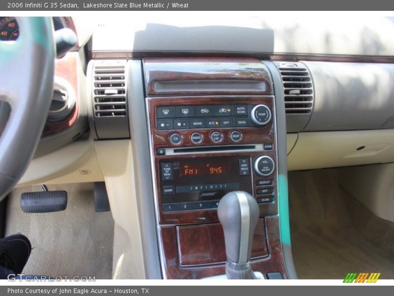 Lakeshore Slate Blue Metallic / Wheat 2006 Infiniti G 35 Sedan