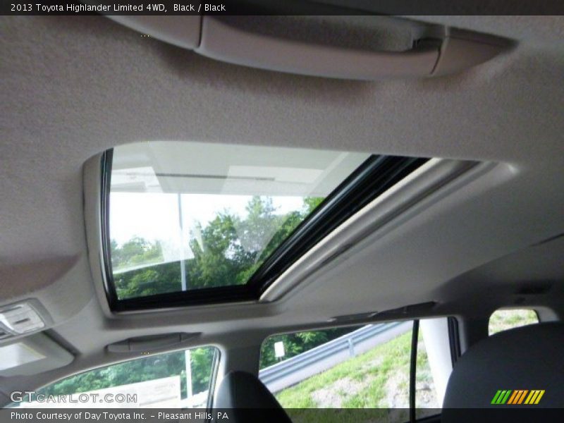Black / Black 2013 Toyota Highlander Limited 4WD