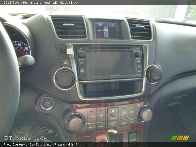 Black / Black 2013 Toyota Highlander Limited 4WD