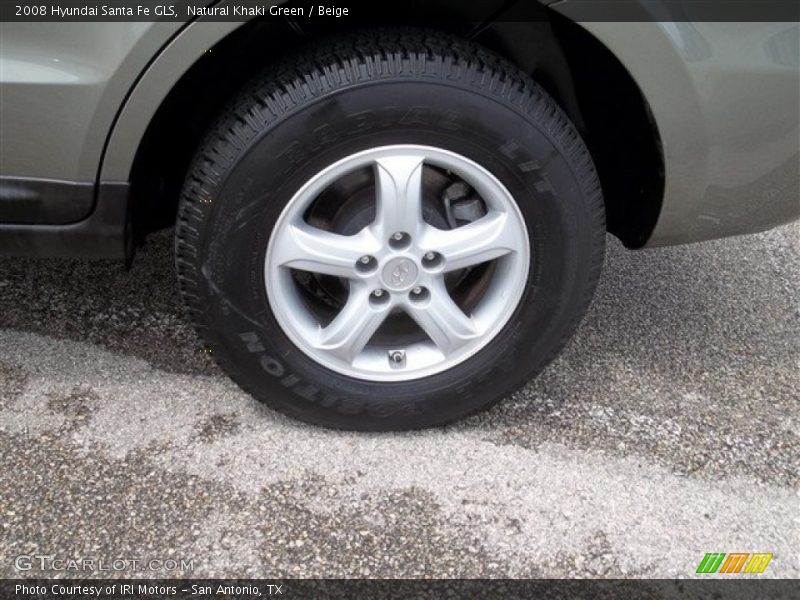 Natural Khaki Green / Beige 2008 Hyundai Santa Fe GLS