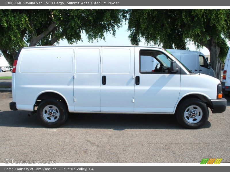 Summit White / Medium Pewter 2008 GMC Savana Van 1500 Cargo