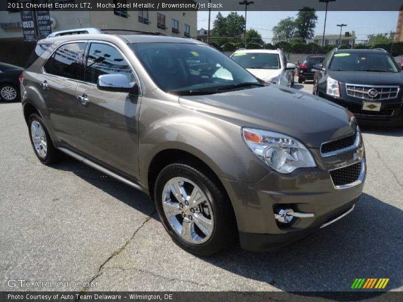 Mocha Steel Metallic / Brownstone/Jet Black 2011 Chevrolet Equinox LTZ