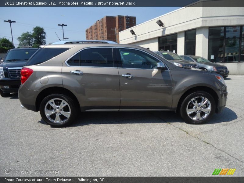 Mocha Steel Metallic / Brownstone/Jet Black 2011 Chevrolet Equinox LTZ