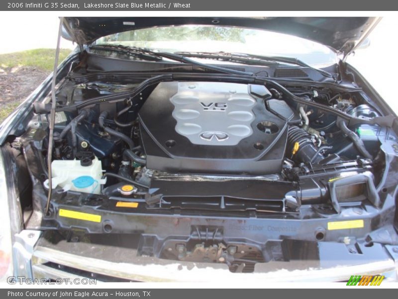 Lakeshore Slate Blue Metallic / Wheat 2006 Infiniti G 35 Sedan