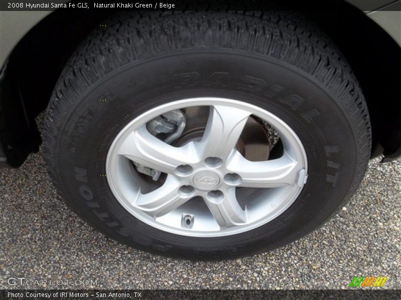 Natural Khaki Green / Beige 2008 Hyundai Santa Fe GLS