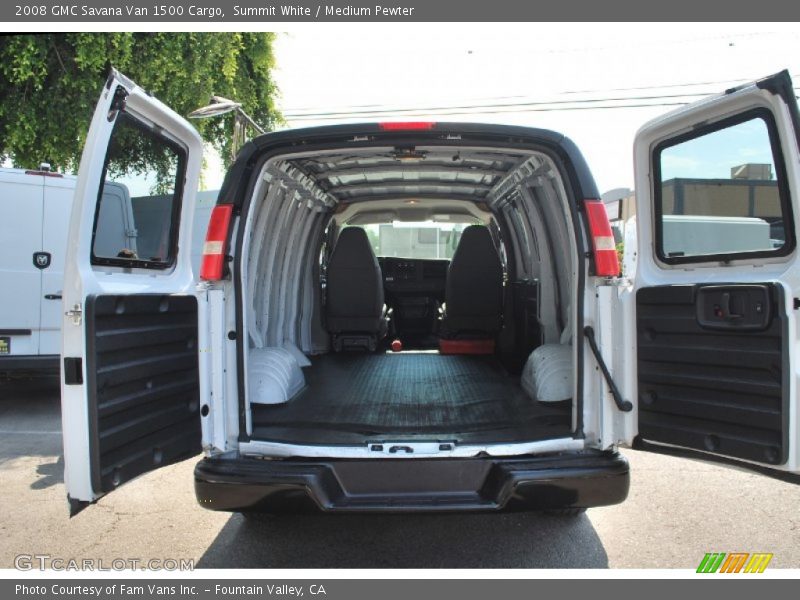 Summit White / Medium Pewter 2008 GMC Savana Van 1500 Cargo