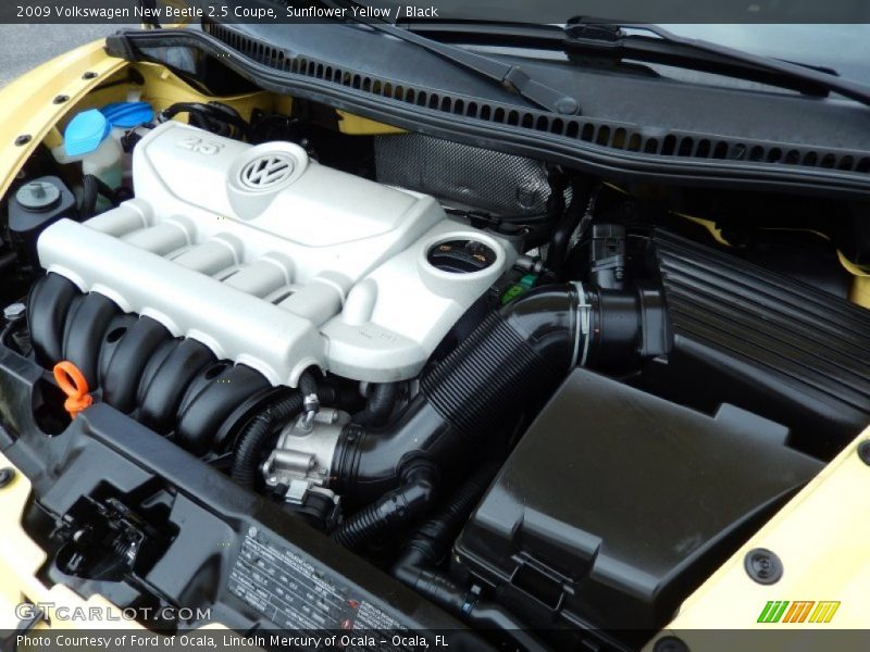 Sunflower Yellow / Black 2009 Volkswagen New Beetle 2.5 Coupe