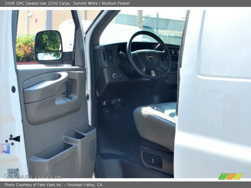 Summit White / Medium Pewter 2008 GMC Savana Van 1500 Cargo
