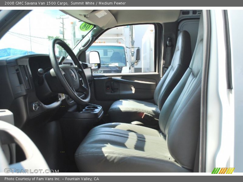 Summit White / Medium Pewter 2008 GMC Savana Van 1500 Cargo