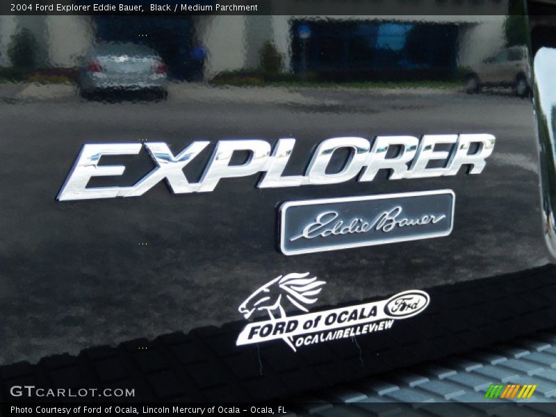 Black / Medium Parchment 2004 Ford Explorer Eddie Bauer