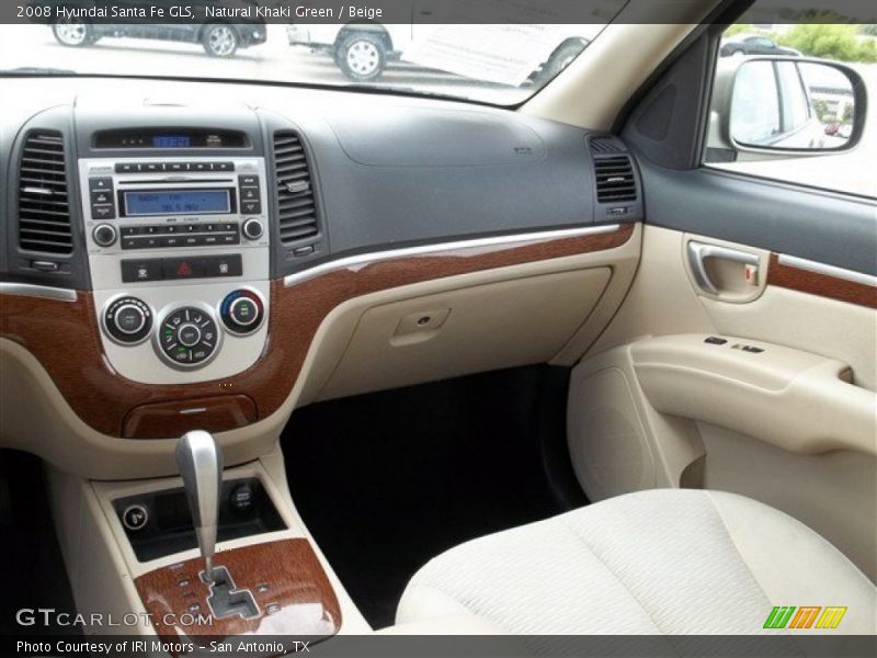 Natural Khaki Green / Beige 2008 Hyundai Santa Fe GLS
