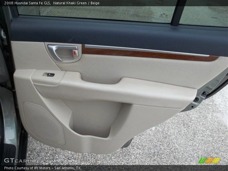 Natural Khaki Green / Beige 2008 Hyundai Santa Fe GLS