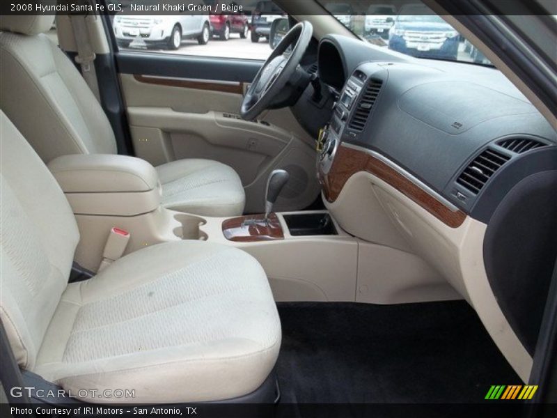 Natural Khaki Green / Beige 2008 Hyundai Santa Fe GLS