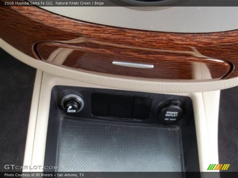 Natural Khaki Green / Beige 2008 Hyundai Santa Fe GLS