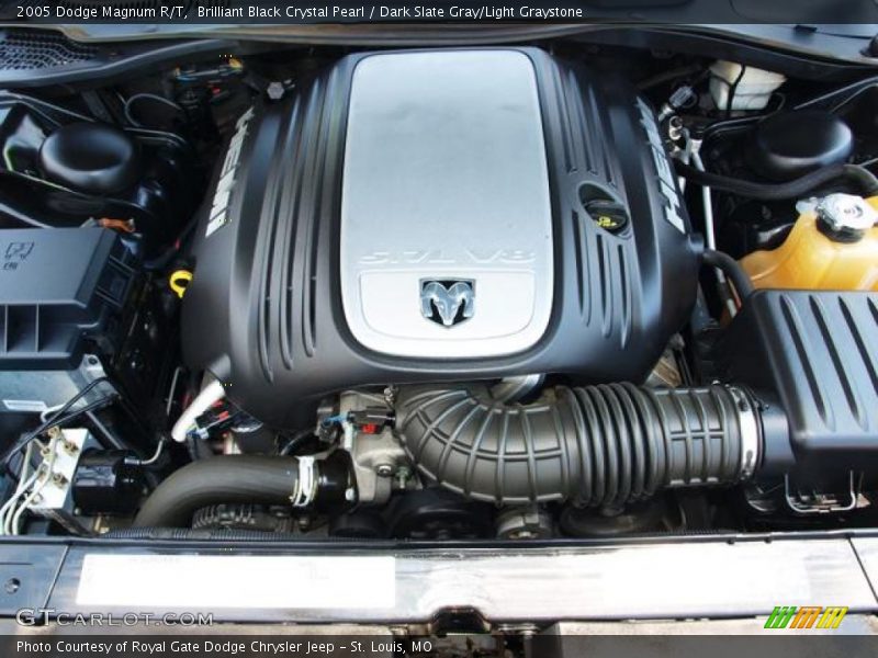 Brilliant Black Crystal Pearl / Dark Slate Gray/Light Graystone 2005 Dodge Magnum R/T
