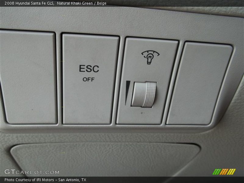 Natural Khaki Green / Beige 2008 Hyundai Santa Fe GLS