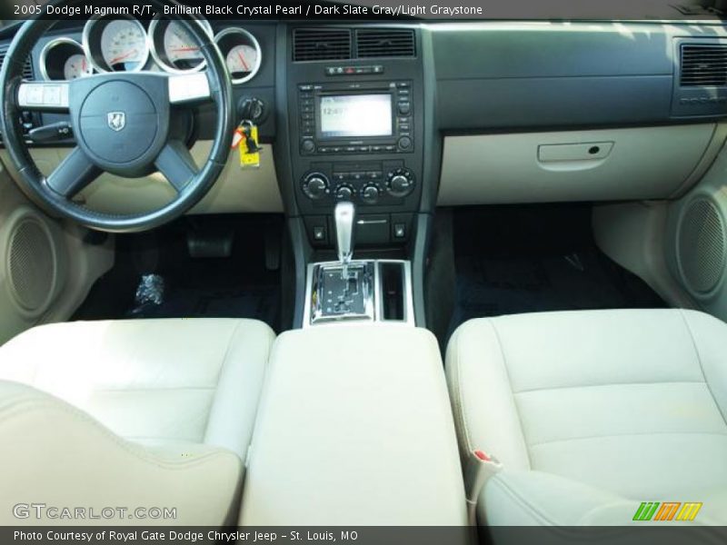 Brilliant Black Crystal Pearl / Dark Slate Gray/Light Graystone 2005 Dodge Magnum R/T