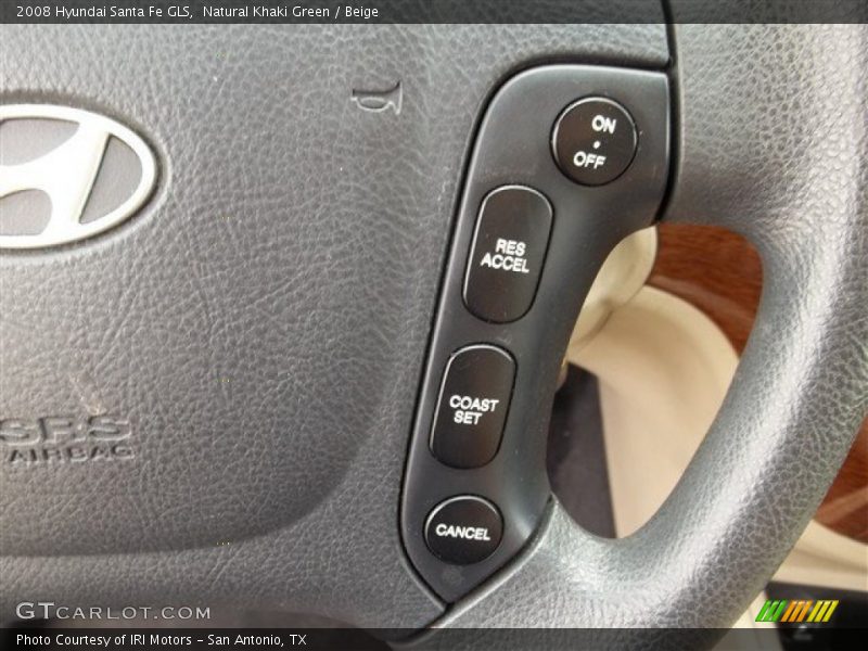 Natural Khaki Green / Beige 2008 Hyundai Santa Fe GLS