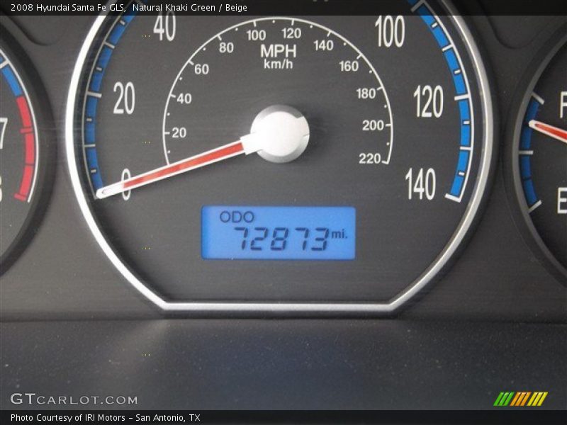 Natural Khaki Green / Beige 2008 Hyundai Santa Fe GLS