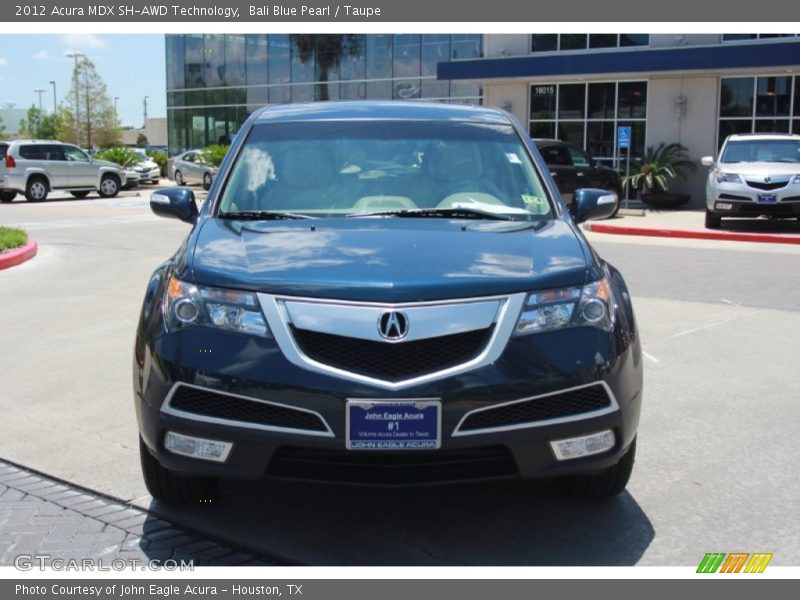 Bali Blue Pearl / Taupe 2012 Acura MDX SH-AWD Technology