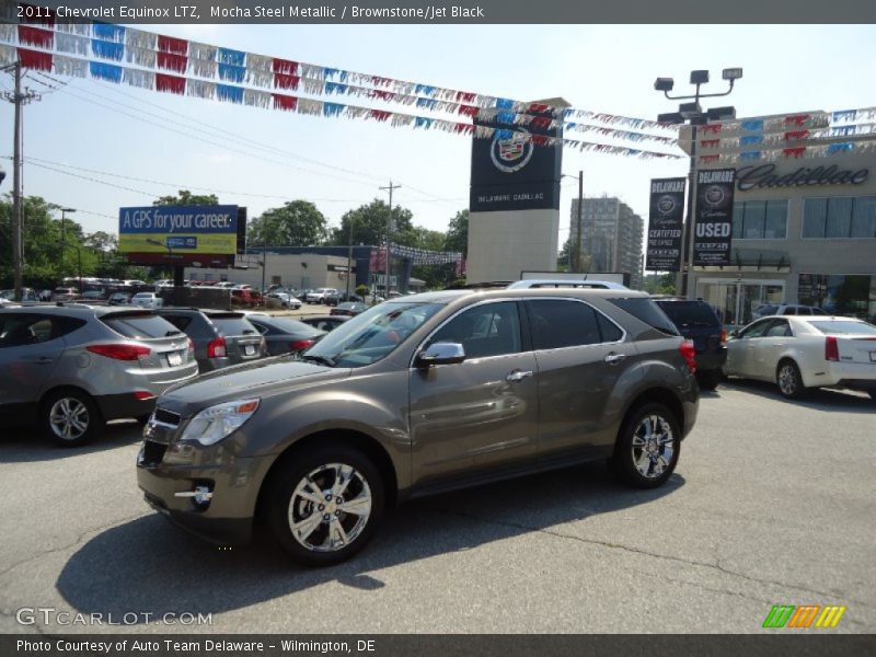 Mocha Steel Metallic / Brownstone/Jet Black 2011 Chevrolet Equinox LTZ