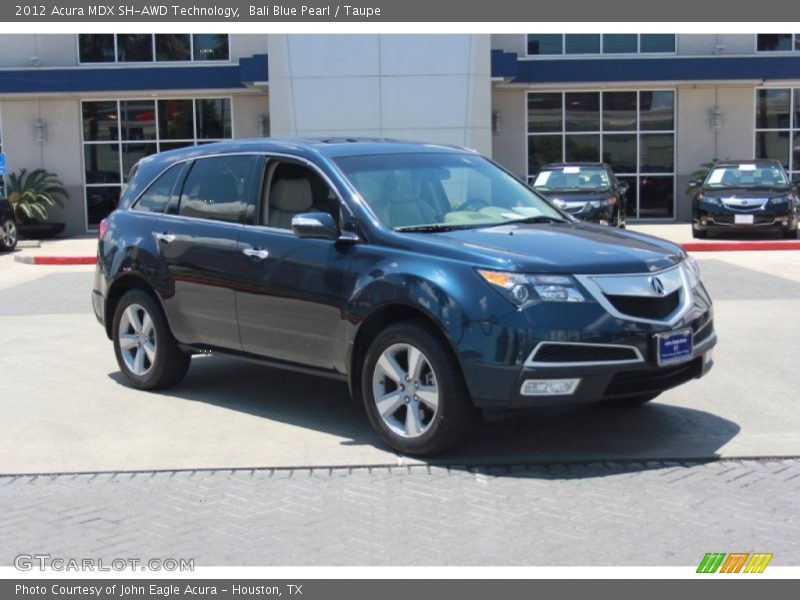 Bali Blue Pearl / Taupe 2012 Acura MDX SH-AWD Technology