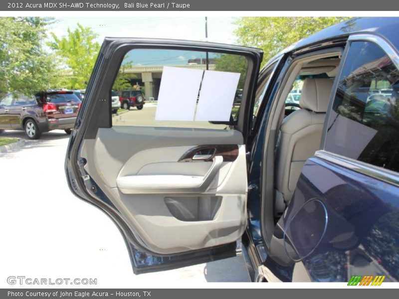 Bali Blue Pearl / Taupe 2012 Acura MDX SH-AWD Technology