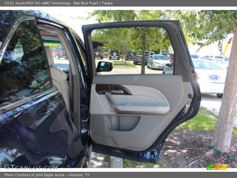 Bali Blue Pearl / Taupe 2012 Acura MDX SH-AWD Technology