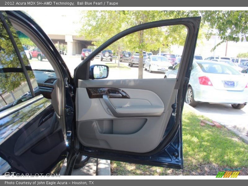 Bali Blue Pearl / Taupe 2012 Acura MDX SH-AWD Technology
