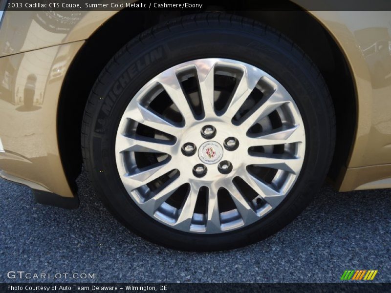 Summer Gold Metallic / Cashmere/Ebony 2013 Cadillac CTS Coupe