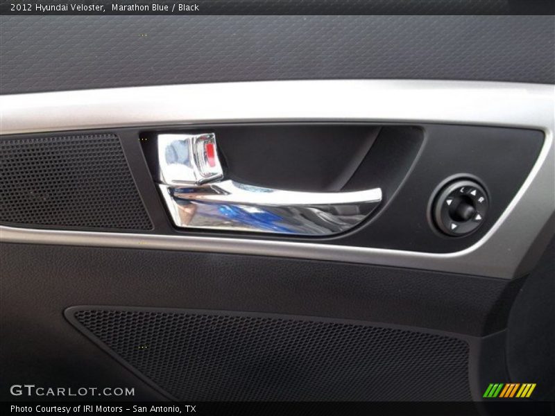 Marathon Blue / Black 2012 Hyundai Veloster