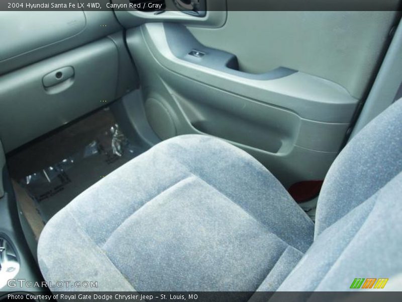 Canyon Red / Gray 2004 Hyundai Santa Fe LX 4WD