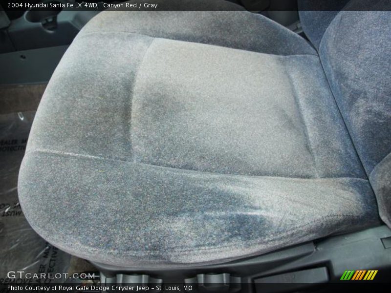 Canyon Red / Gray 2004 Hyundai Santa Fe LX 4WD