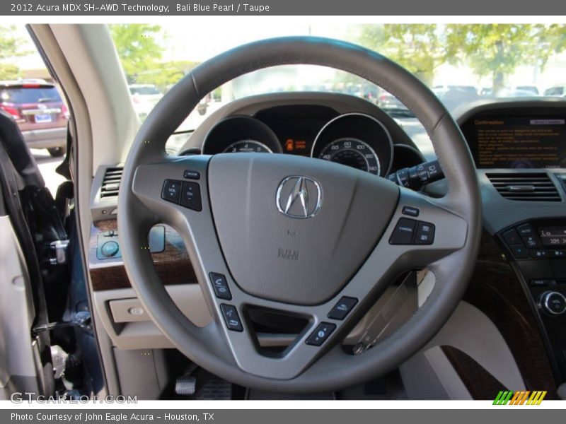 Bali Blue Pearl / Taupe 2012 Acura MDX SH-AWD Technology