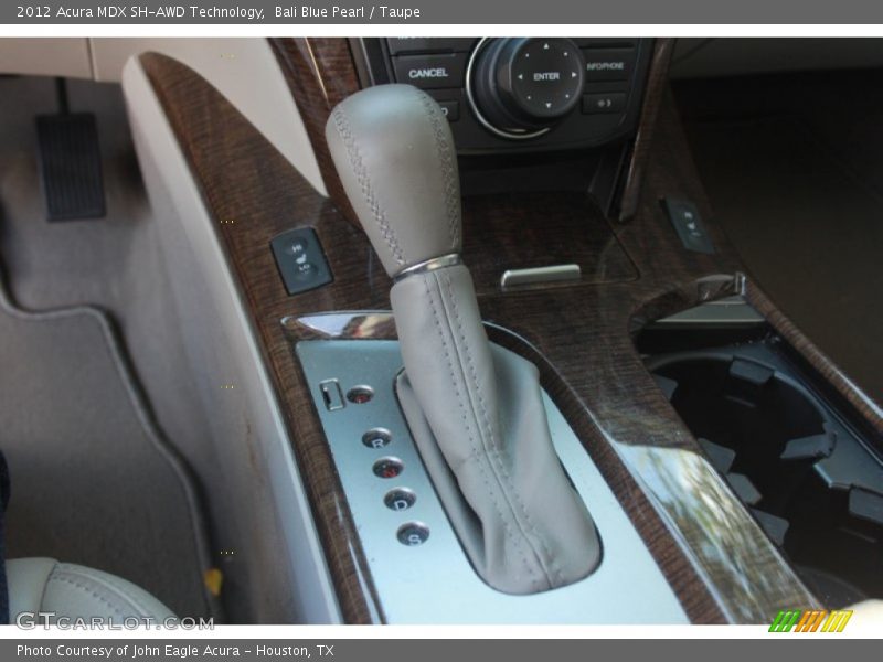 Bali Blue Pearl / Taupe 2012 Acura MDX SH-AWD Technology