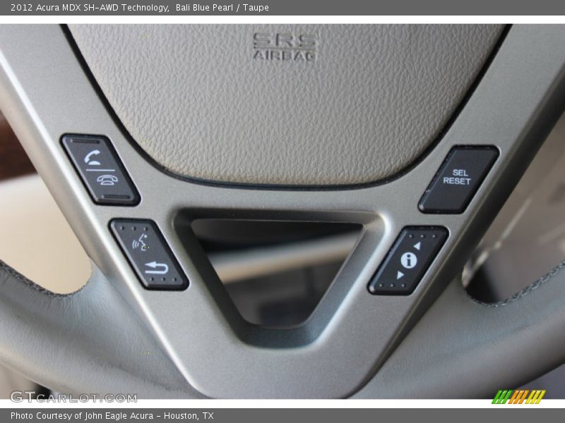 Bali Blue Pearl / Taupe 2012 Acura MDX SH-AWD Technology
