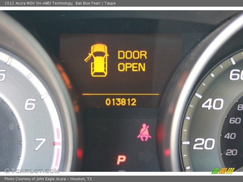 Bali Blue Pearl / Taupe 2012 Acura MDX SH-AWD Technology